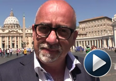 Melker Garay i Vatikanen